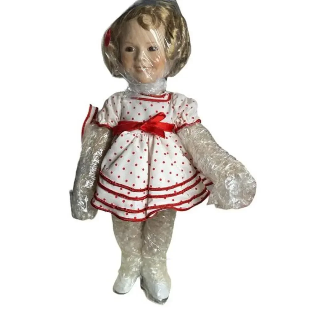 Doll DANBURY MINT Shirley Temple Stand Up & Cheer Doll 13 Inch Dolls Of Silver S